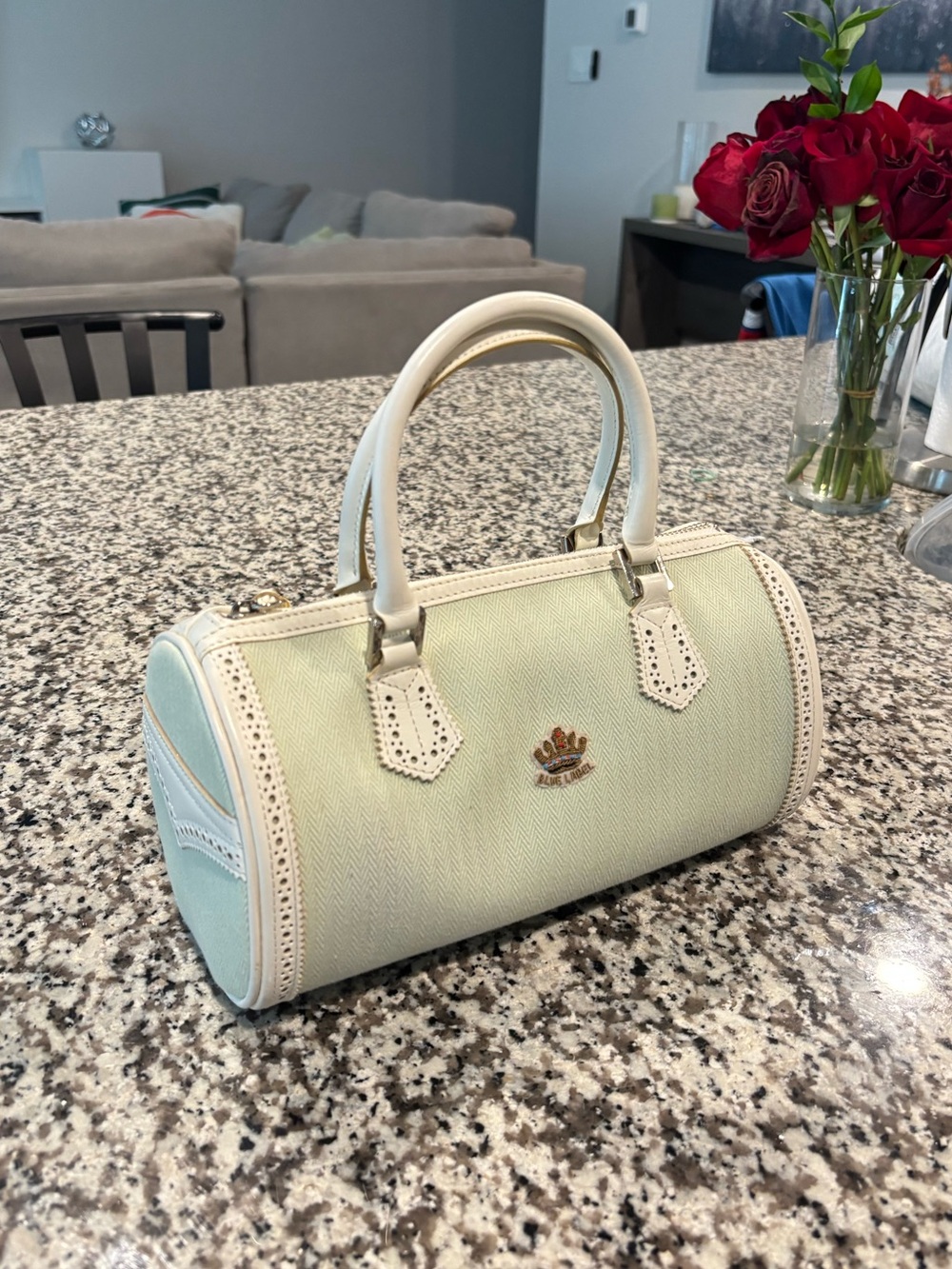 Vintage Burberry London Blue Label Handbag